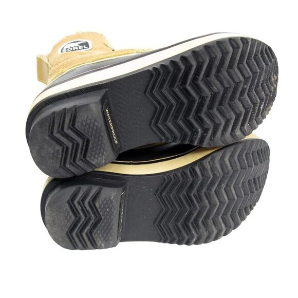 Sorel NL1631-280 Tivoli Leather Beige Insulated Waterproof Snow Boots Women's 7 - Picture 10 of 12